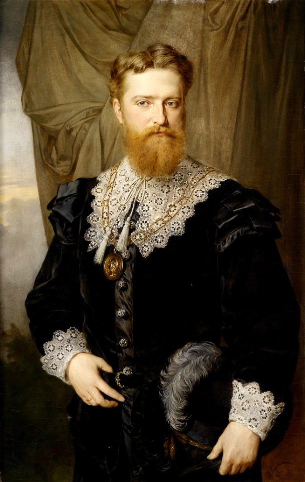 Nigg Karl Lueger in historischem Kostüm 1876