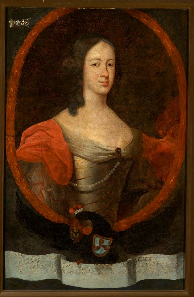 Nieznany malarz polski - Portrait of Ludwika Karolina Radziwiłł (1667–1695) - MP 4463 MNW - National Museum in Warsaw