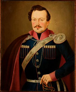 Nieznany malarz polski - Portrait of Szymanowski, lieutenant of the Płock cavalry regiment - 2871 MNW - National Museum in Warsaw