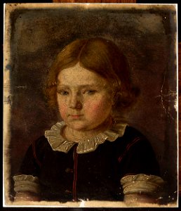 Nieznany malarz polski - Portrait of Eryk (1842–^), son of Stanisław Jachowicz - MP 2299 MNW - National Museum in Warsaw