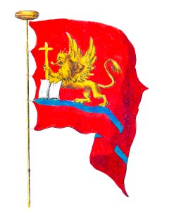 Nieuwe Hollandse scheeps-bouw 1695, Plate 40 (Venetiaanse vlag)