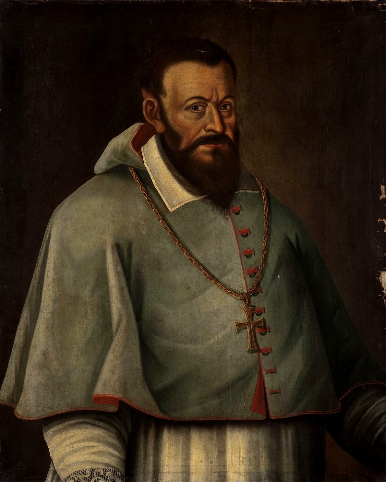 Nieznany malarz polski - Portrait of Franciszek Krasiński (1525–1577), bishop of Kraków - MP 3253 MNW - National Museum in Warsaw