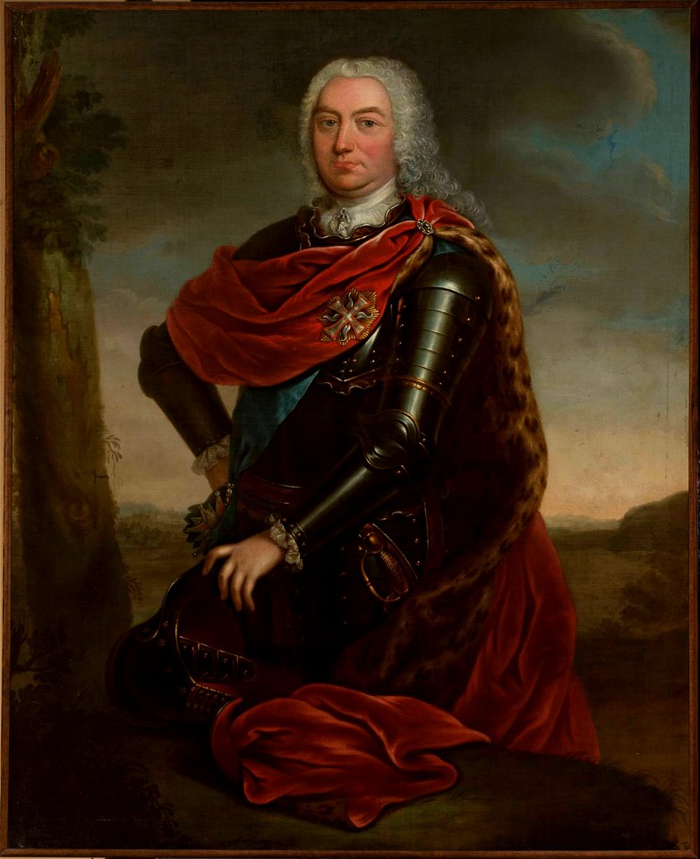 Nieznany malarz polski - Portrait of Jan Ansgary Czapski (^–1742), great treasurer of the crown - MP 4903 MNW - National Museum in Warsaw