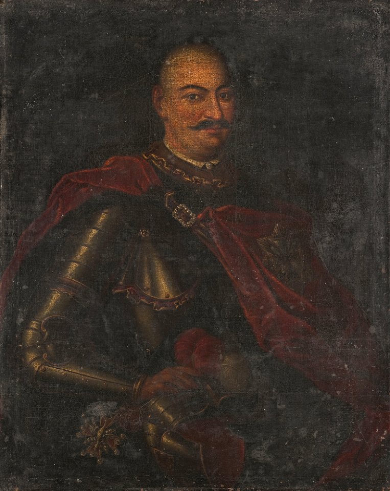 Nieznany malarz polski - Portrait of a nobleman in armour - MP 3365 MNW - National Museum in Warsaw