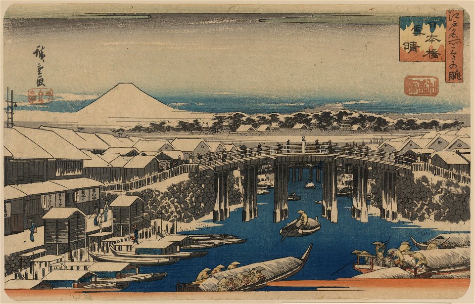 Nihonbashi yukibare LCCN2008660148