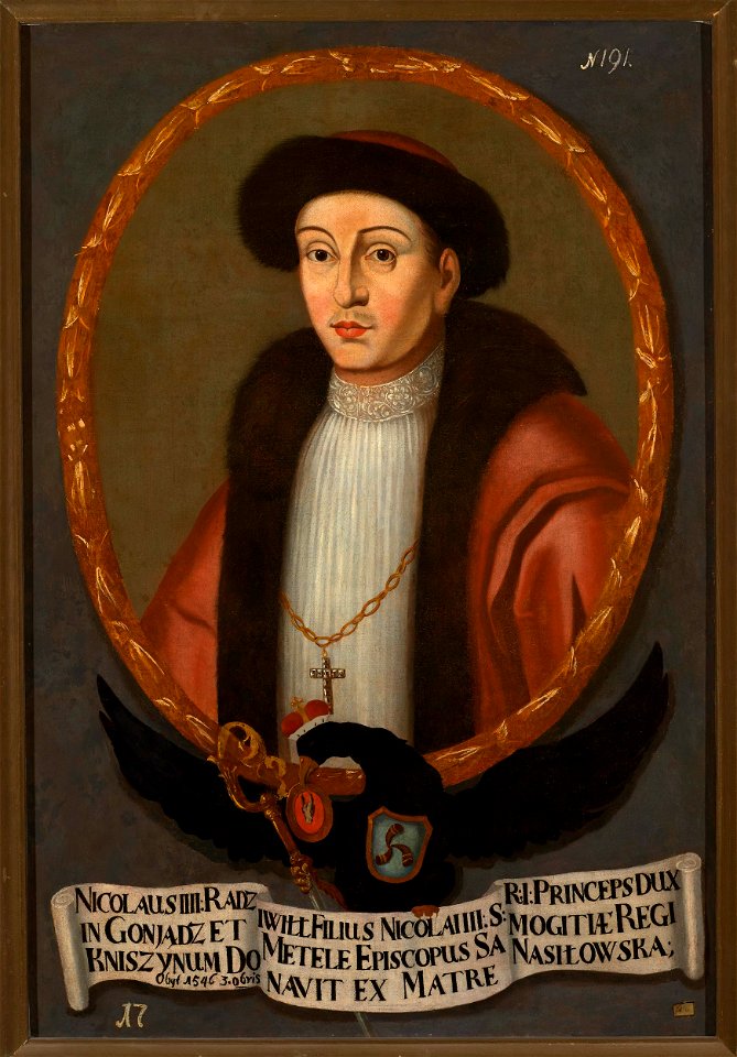 Nieznany malarz polski - Portrait of Mikołaj IV Radziwiłł (ca. 1496–1529-30), bishop in Samogitia - MP 4450 MNW - National Museum in Warsaw