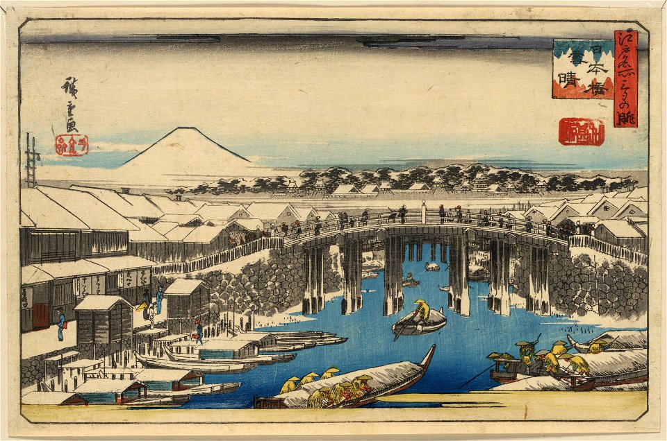 Nihonbashi yukibare LCCN2008660505