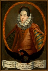 Nieznany malarz polski - Portrait of Zofia Anna Bathory de Somlio née Radziwiłł (1497-98–1542-43) - MP 4443 MNW - National Museum in Warsaw