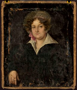 Nieznany malarz polski - Portrait of Julia Wieman - MP 3383 MNW - National Museum in Warsaw