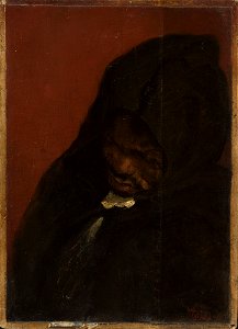 Nikolaus Gysis - Head of a hooded monk - M.Ob.723 - National Museum in Warsaw