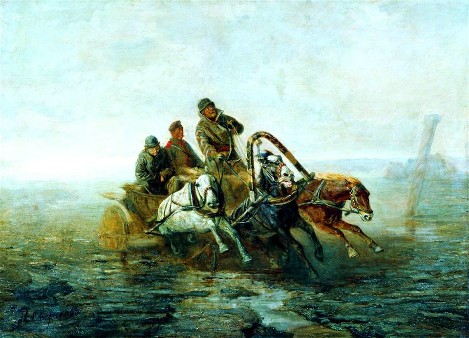 Nikolai Sverchkov - On the Way to Siberia