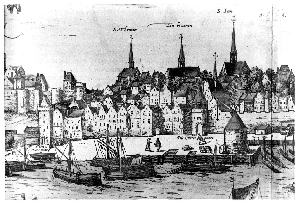 Nijmegen - Gezicht op Nijmegen vanuit het noorden. ... - F78600 - Van der Grinten