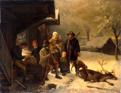 Dead Stag 1878 Bengt Nordenberg