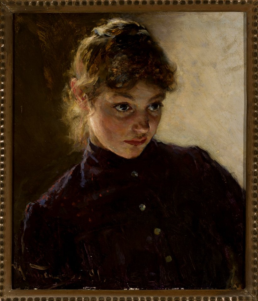 Nikolai Dmitrievich Kuznetsov - Portrait of a young girl - M.Ob.457 MNW - National Museum in Warsaw