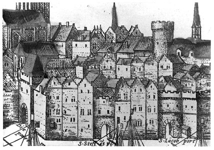 Nijmegen - Gezicht op Nijmegen vanuit het noorden. ... - F78599 - Van der Grinten