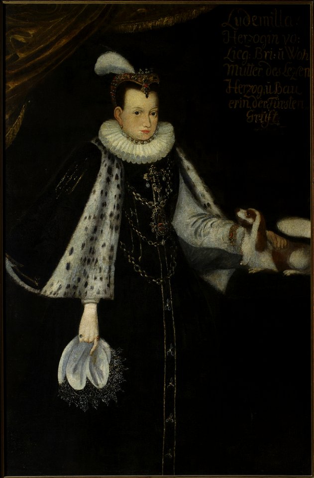 Nieznany malarz polski - Portrait of Anna Radziwiłł née Kettler (1567–1617) - MP 2472 - National Museum in Warsaw