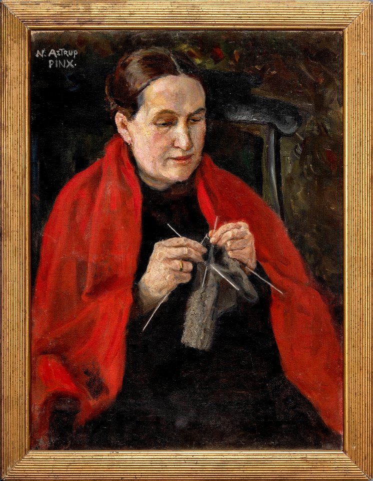Nikolai Astrup - The Artist's Mother - Kunstnerens mor - Sogn og Fjordane Kunstmuseum - AT-0191b