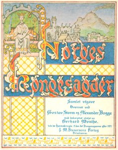 Norges kongesagaer-Tittelblad 1914-utgave-G. Munthe