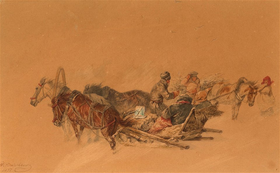 Nikolai Sverchkov - Meeting in the Blizzard