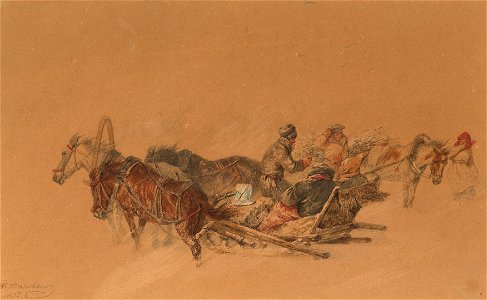 Nikolai Sverchkov - Meeting in the Blizzard