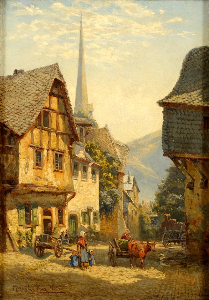 Nikolai von Astudin Stadtansicht 1887