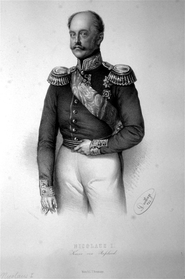 Nikolaus I. (Russland) Litho