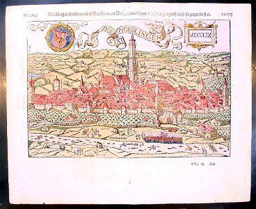 Nordlingen, Bavaria* (1574). Free illustration for personal and commercial use.