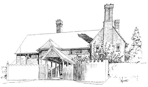 Norato, fig 32 (Modern Homes, 1909). Free illustration for personal and commercial use.