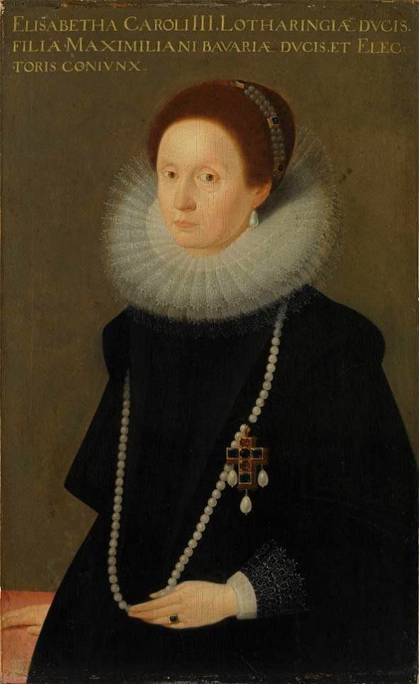 Nikolaus Prugger (Schule) - Bildnis der Elisabeth von Lothringen (1574-1635), erste Gemahlin des Kurfürsten Maximilian I. von Bayern - 2510 - Bavarian State Painting Collections