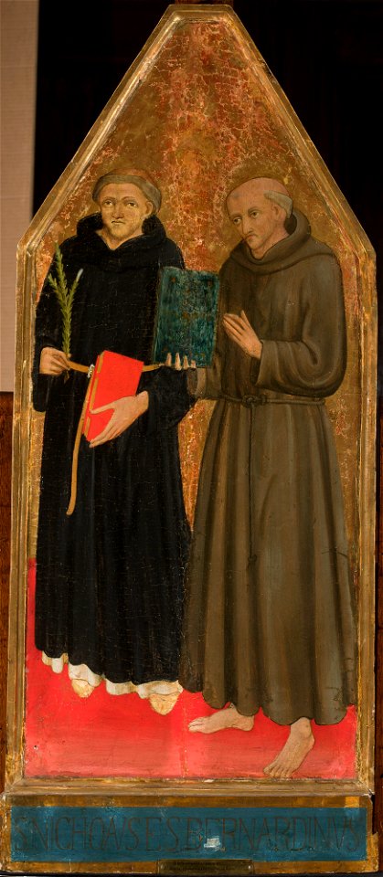 Nieznany malarz włoski - Saint Nicholas and Saint Bernard - 164280 - National Museum in Warsaw