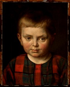 Nieznany malarz polski - Portrait of Rudolf (1838–^), son of Stanisław Jachowicz - MP 2698 MNW - National Museum in Warsaw