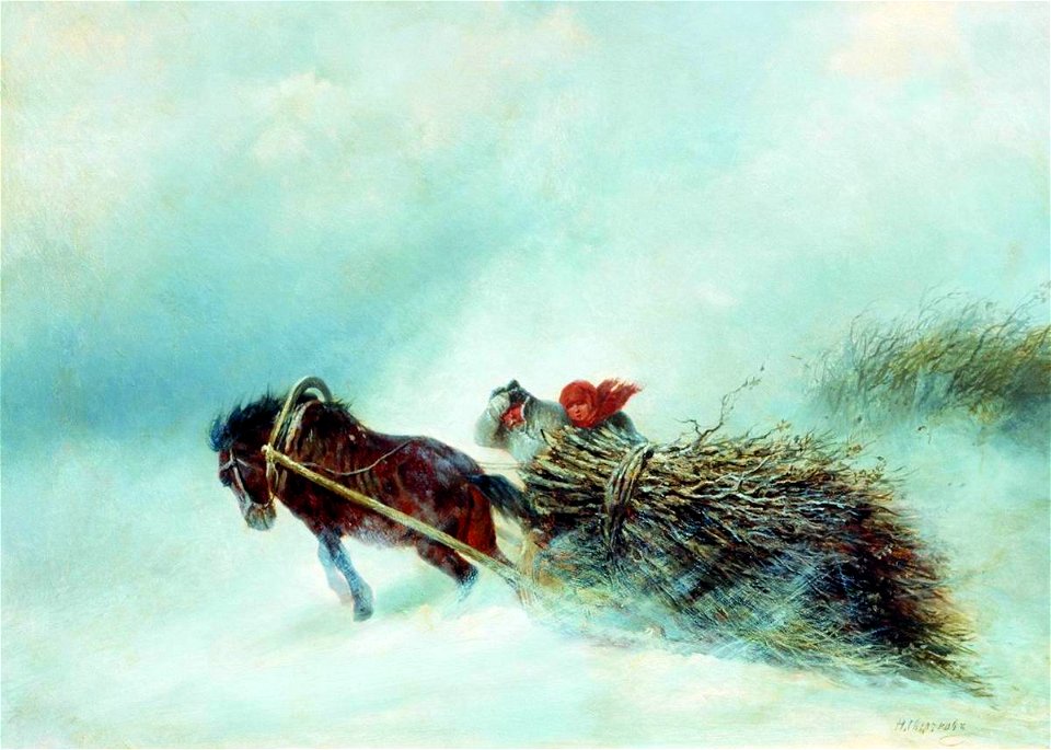 Nikolai Sverchkov - Carrying Firewood