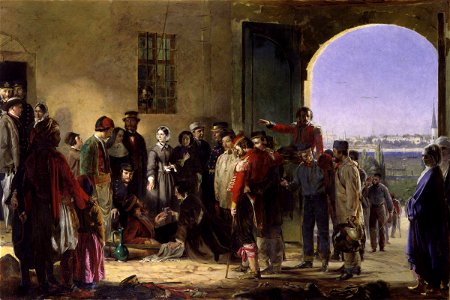 Nightingale receiving the Wounded at Scutari by Jerry Barrett