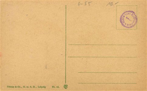 Nordhausen, Thüringen - Harz-Querbahnhof mit Anlagen (back) (Zeno Ansichtskarten)