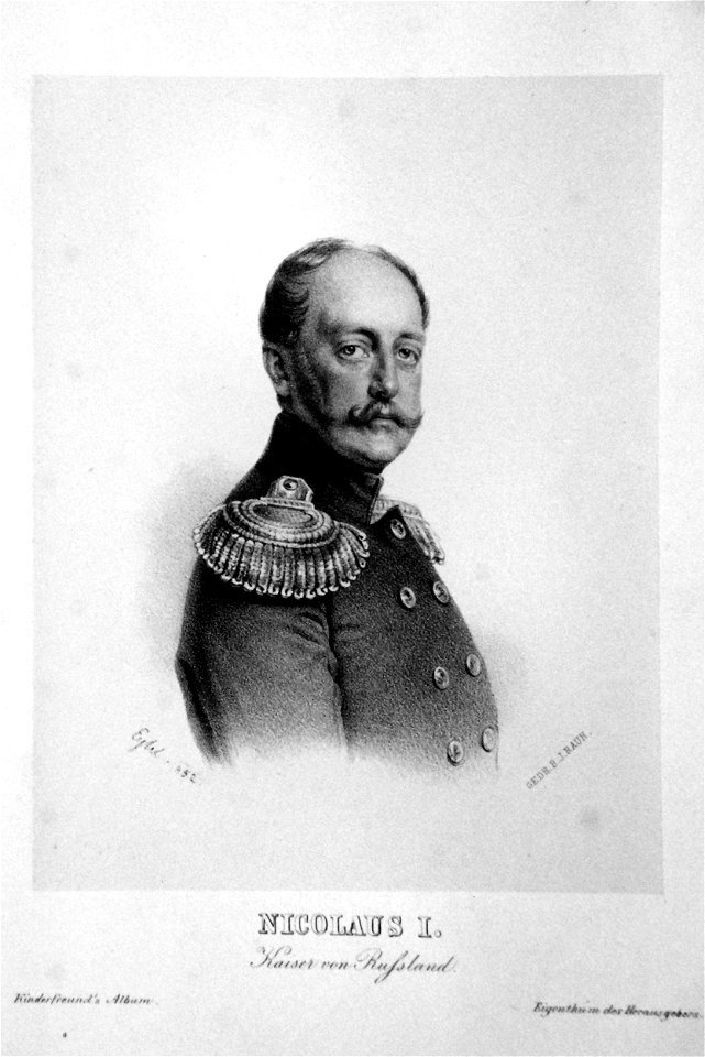Nikolaus I. Litho