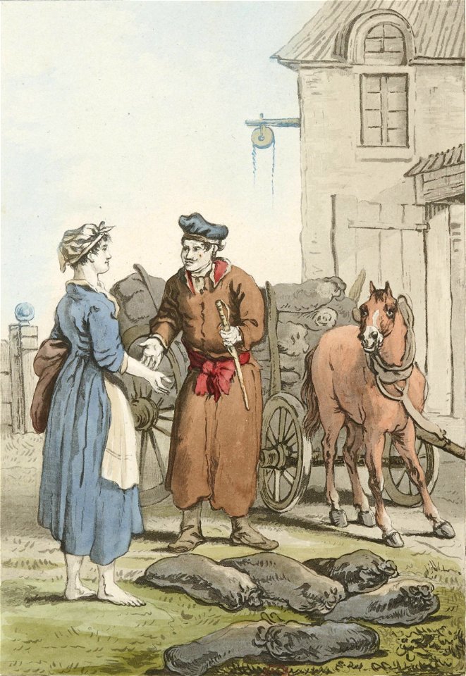 Norblin - Man who transports a coal (cropped)