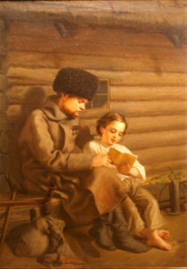 Nikodim Silivanovich. Soldier with a boy