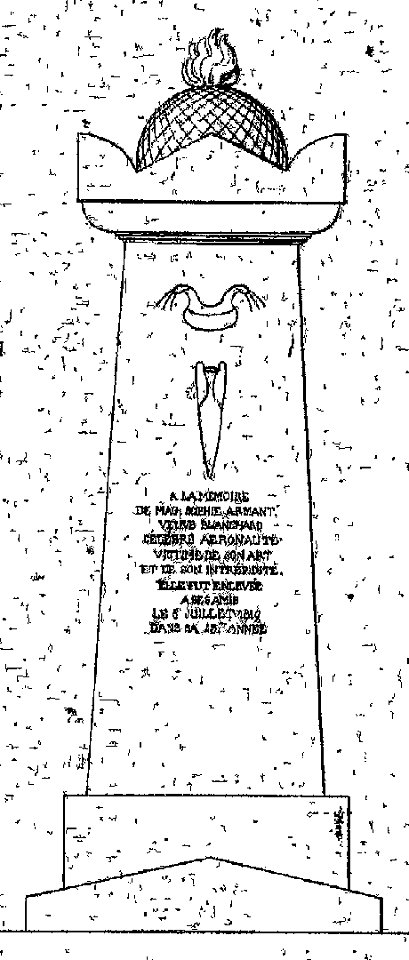 Normand - Monuments funéraires choisis dans les cimetières de Paris - Planche 48 - Blanchard