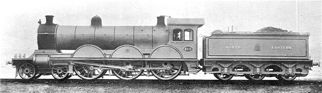 North Eastern Railway Worsdell S1 class 4-6-0 locomotive 2111 (Howden, Boys' Book of Locomotives, 1907)