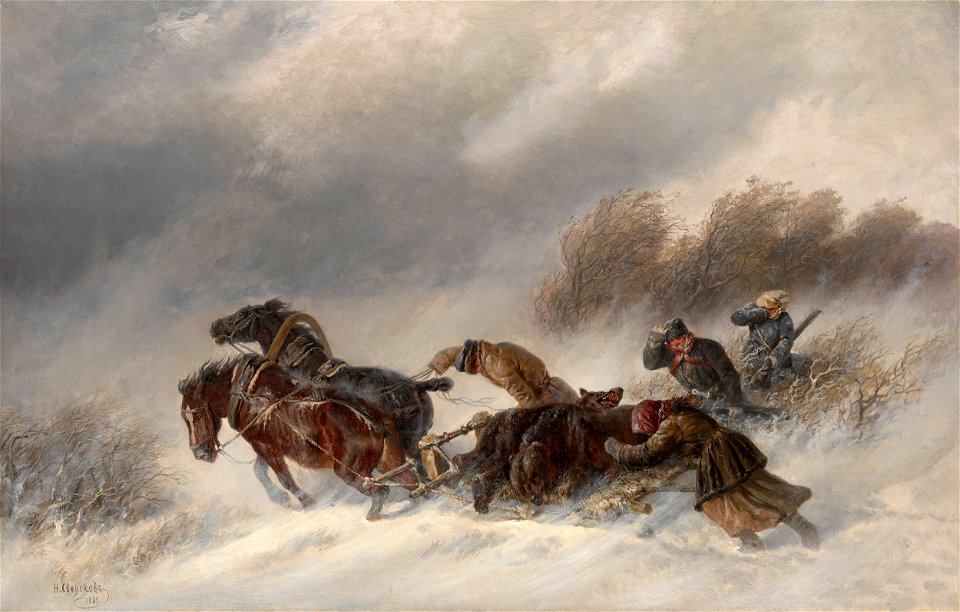 Nikolai Sverchkov - Returning from a Bear Hunt