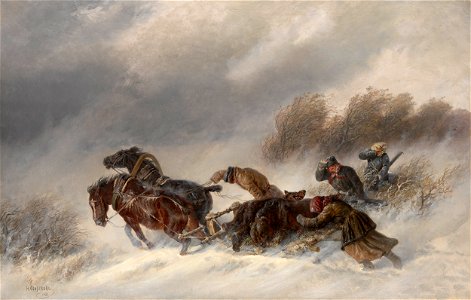 Nikolai Sverchkov - Returning from a Bear Hunt