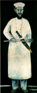 Niko Pirosmani. Cook. Oil on oilcloth. State Art Museum of Georgia, Tbilisi, Georgia