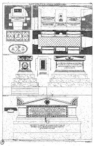 Normand - Monuments funéraires choisis dans les cimetières de Paris - Planche 51