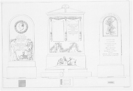Normand - Monuments funéraires choisis dans les cimetières de Paris - Planche 57