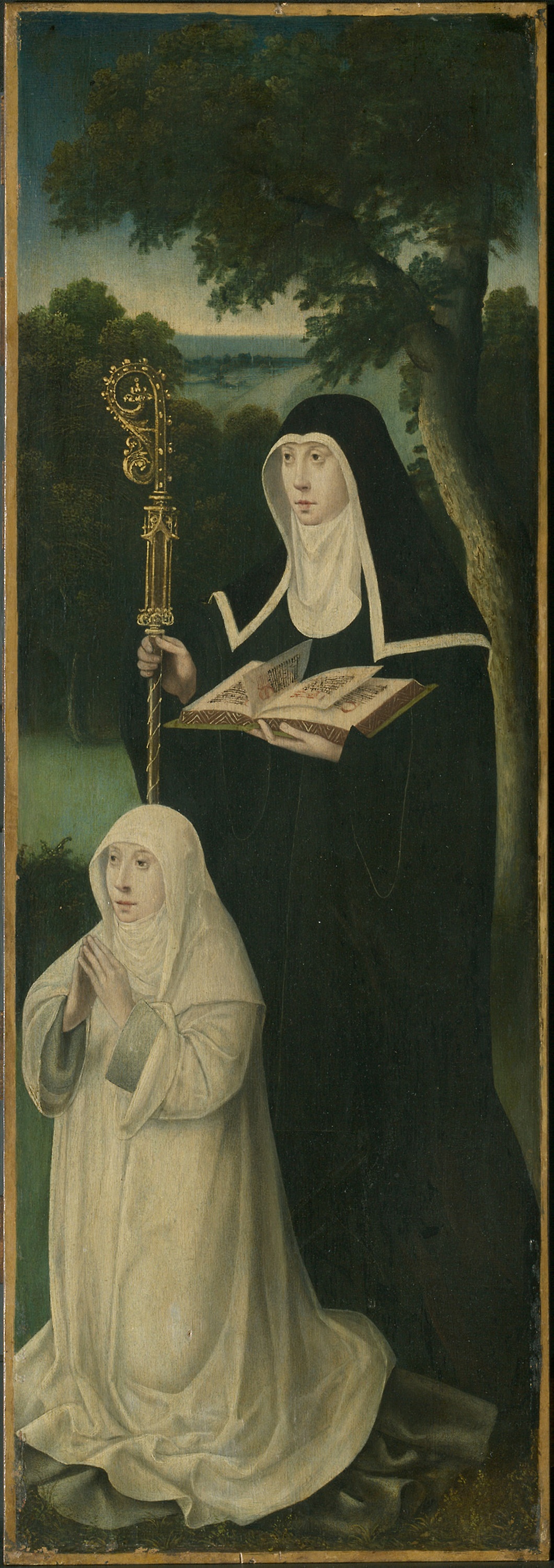 Northern Netherlandish School - Saint Gertrude of Nivelles and an Augustinian Canoness - 1933.1042 - Art Institute of Chicago