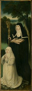 Northern Netherlandish School - Saint Gertrude of Nivelles and an Augustinian Canoness - 1933.1042 - Art Institute of Chicago
