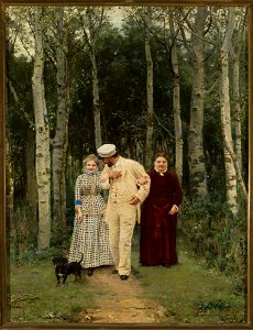 Nikolai Dmitrievich Kuznetsov - Courtship - M.Ob.470 - National Museum in Warsaw