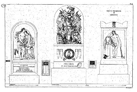 Normand - Monuments funéraires choisis dans les cimetières de Paris - Planche 23
