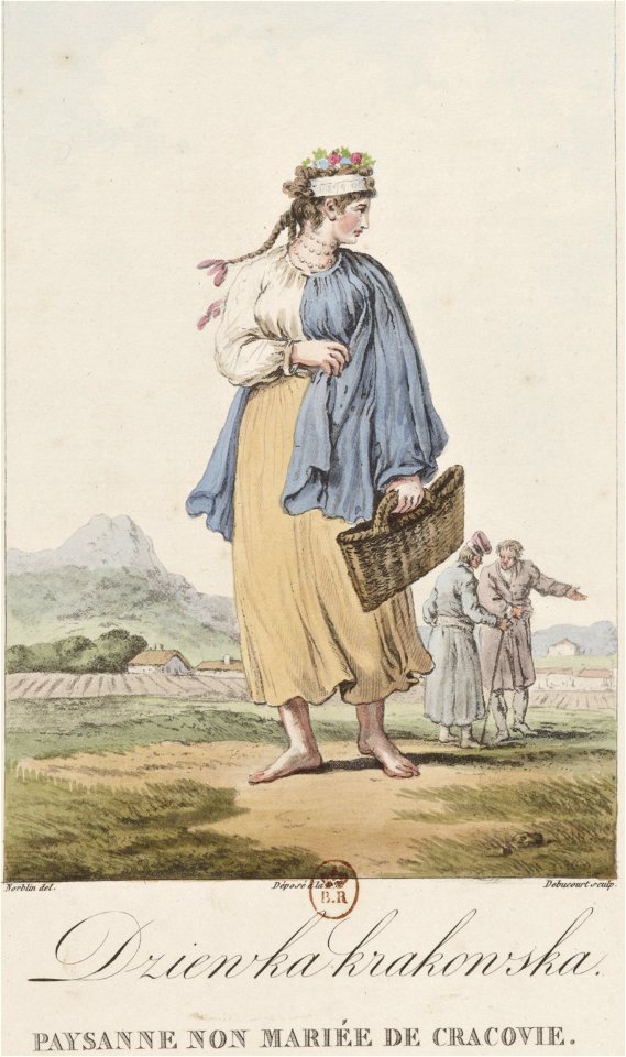 Norblin - Unmarried peasant from Krakow