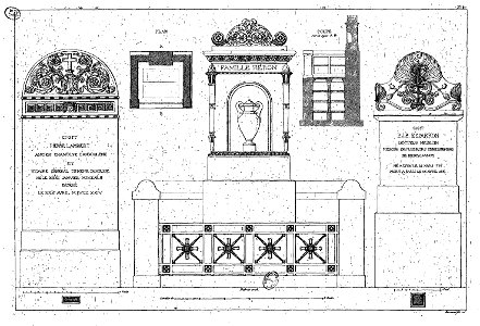 Normand - Monuments funéraires choisis dans les cimetières de Paris - Planche 41